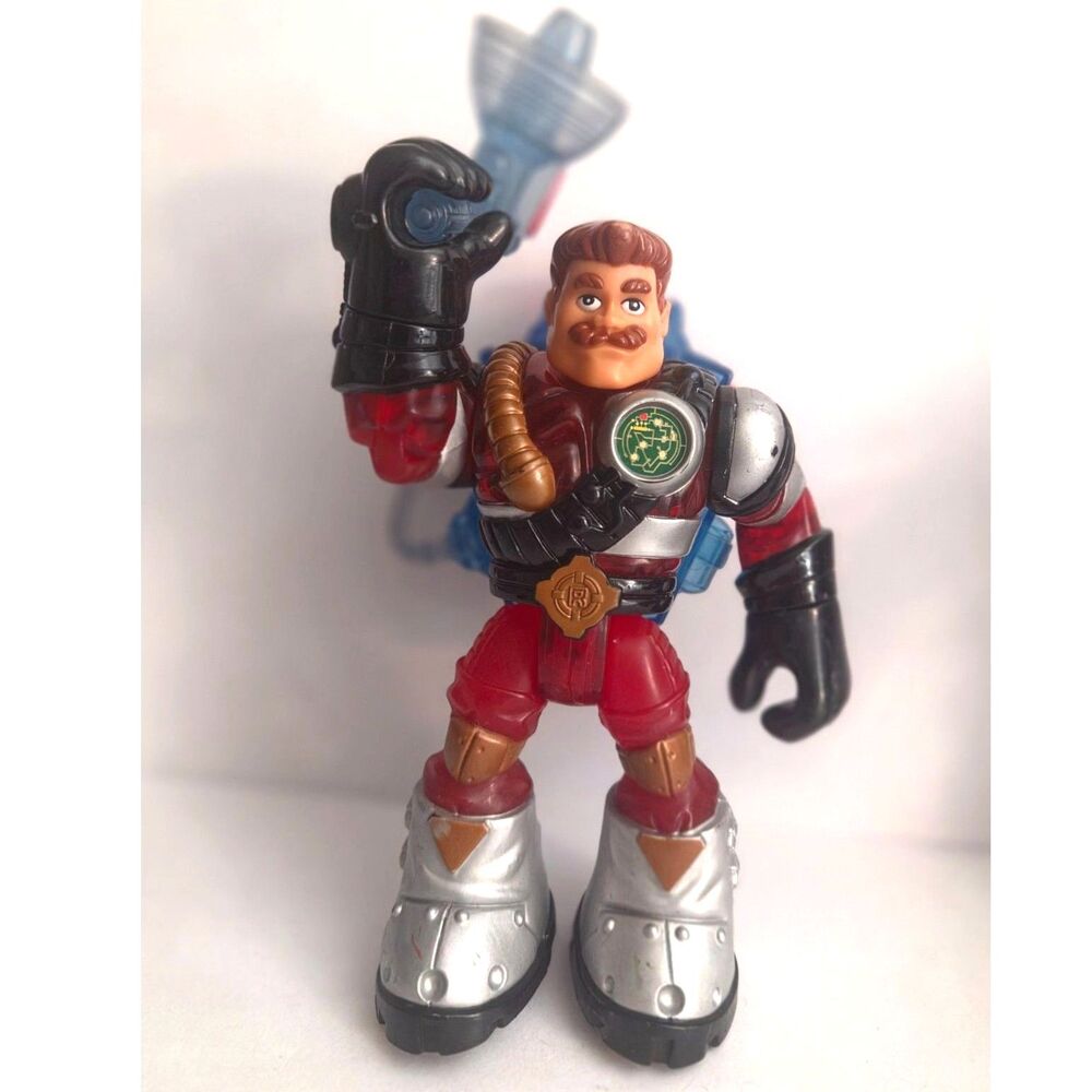Vintage Mattel Fisher Price, Rescue Heroes Bill Blazes 2001 - Tool included.